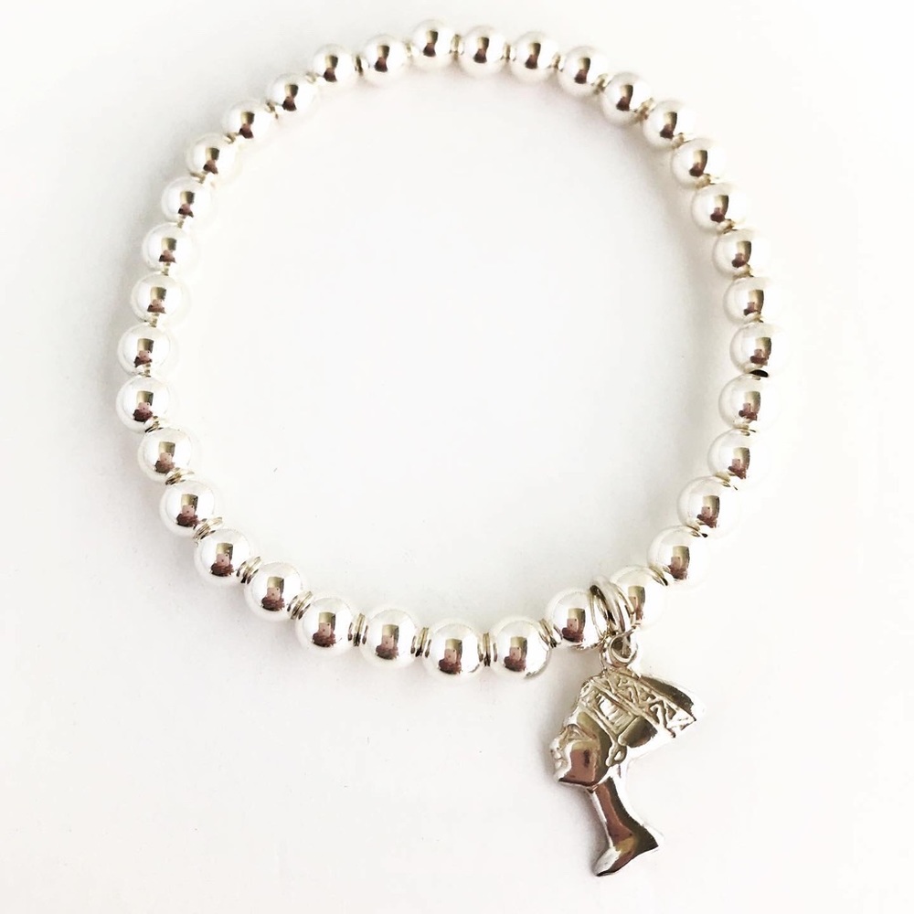 The KiKi Sterling Silver Nefertiti Bracelet